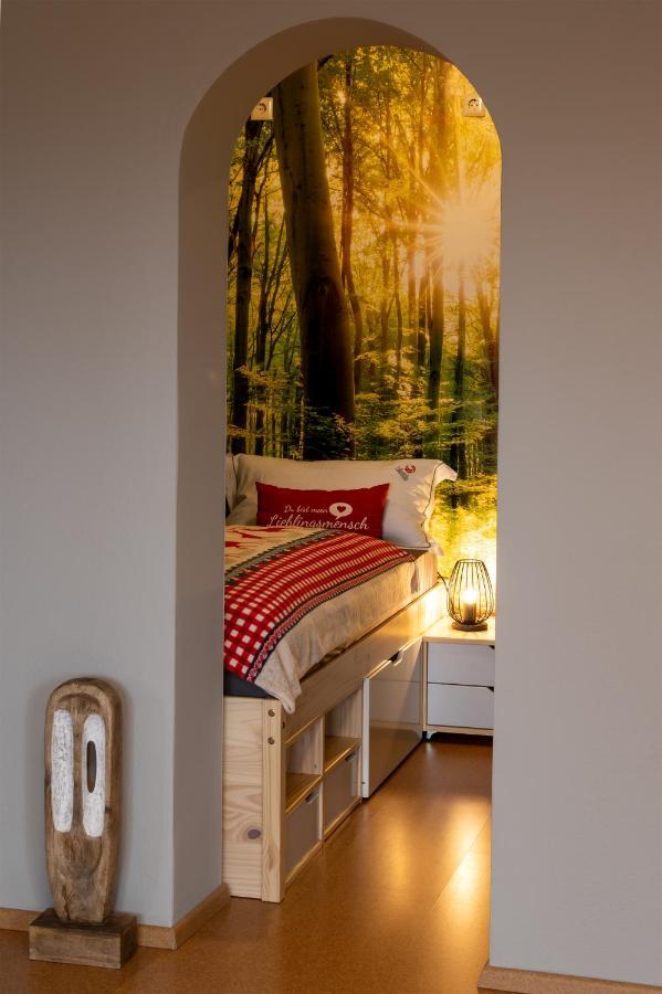 Ferienwohnung Fuchsbau Im Eg Des Ferienhauses Falkenhoehe Schwarzatal ภายนอก รูปภาพ